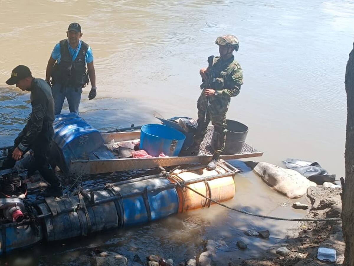 Ejército Nacional da golpe a la minería ilegal en Caldas