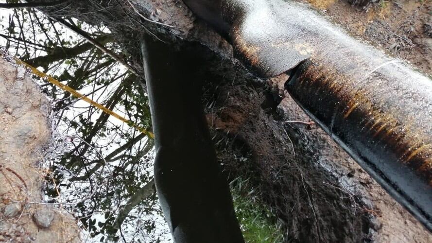 El ejército en una comunicación oficial atribuyó el hecho a la compañía José Luis Cabrera Ruales del Eln. Foto: Ejército.