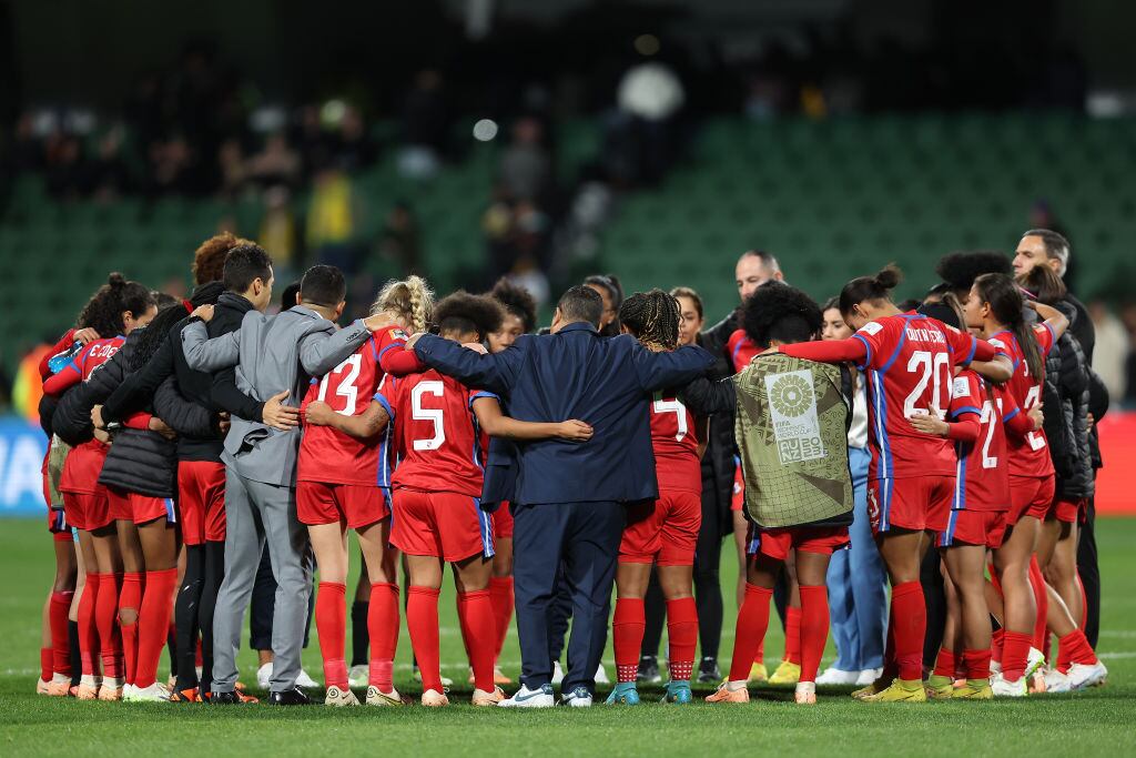 Panamá tras perder contra Jamaica en el Mundial femenino 2023. Foto: Paul Kane/Getty Images.