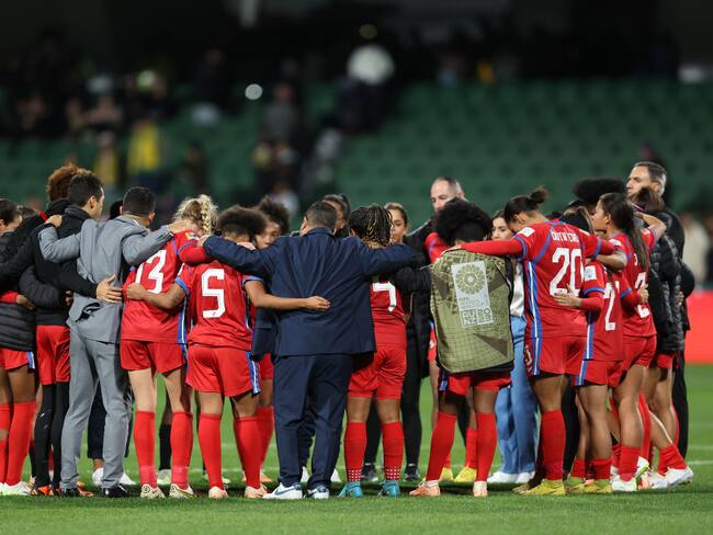 Panamá tras perder contra Jamaica en el Mundial femenino 2023. Foto: Paul Kane/Getty Images.