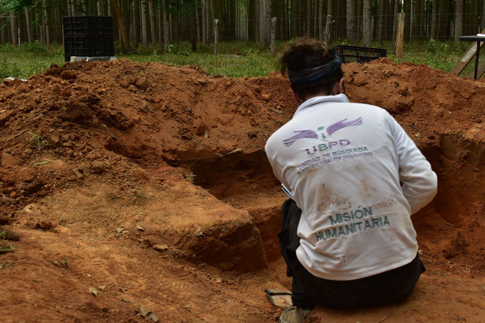 Unidad de Búsqueda recupera en Casanare cinco cuerpos de desaparecidos. Cortesía: UBPD Colombia