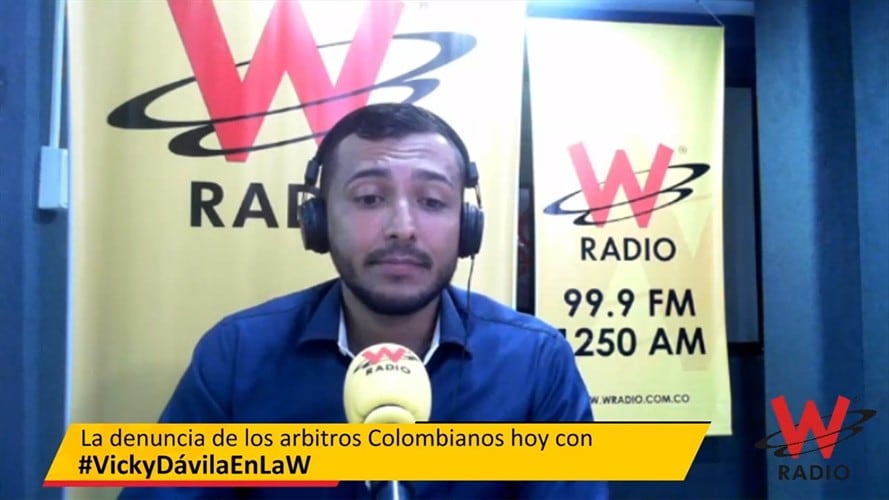 Julian Mejía, arbitro que denuncia intento de abuso sexual en su contra. Foto: La WCon Vicky Dávila