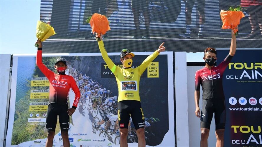 Roglic consiguió su segunda victoria de etapa luego de su triunfo del sábado.. Foto: Getty Images
