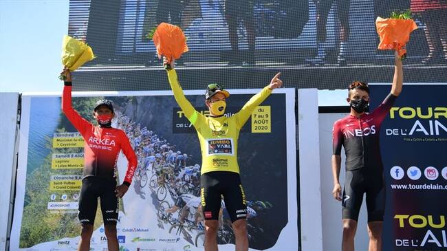 Roglic consiguió su segunda victoria de etapa luego de su triunfo del sábado.. Foto: Getty Images