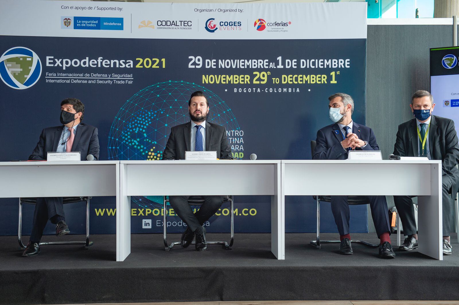 Desde el próximo 29 de noviembre hasta el 1 de diciembre llega a Bogotá Expodefensa 2021. Foto: Cortesía Ministerio de Defensa