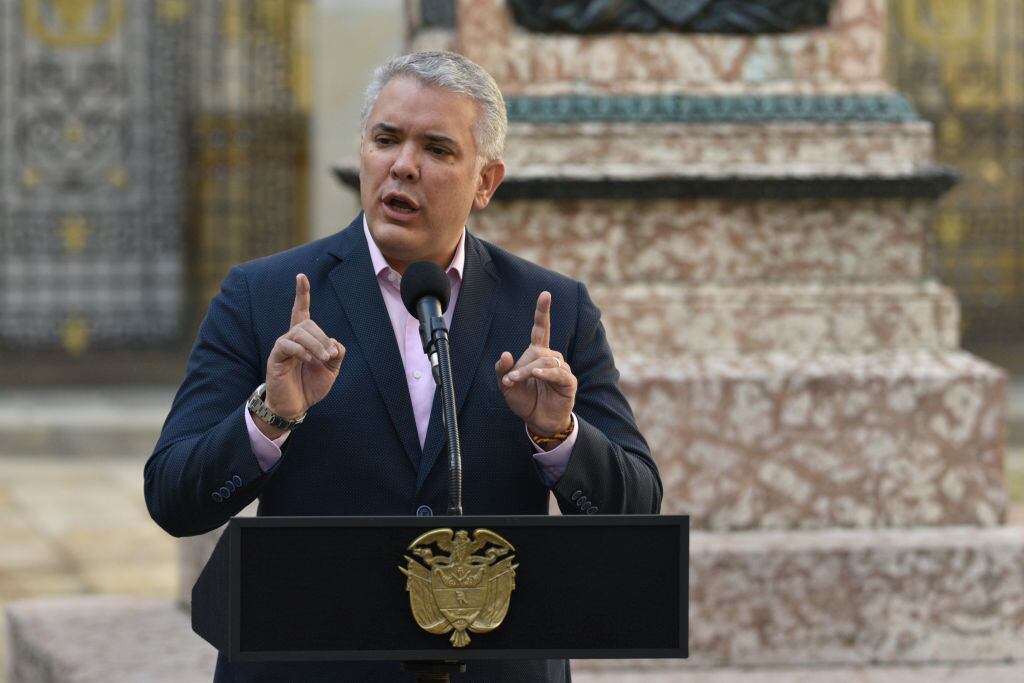 Iván Duque, presidente de Colombia. Foto: Getty