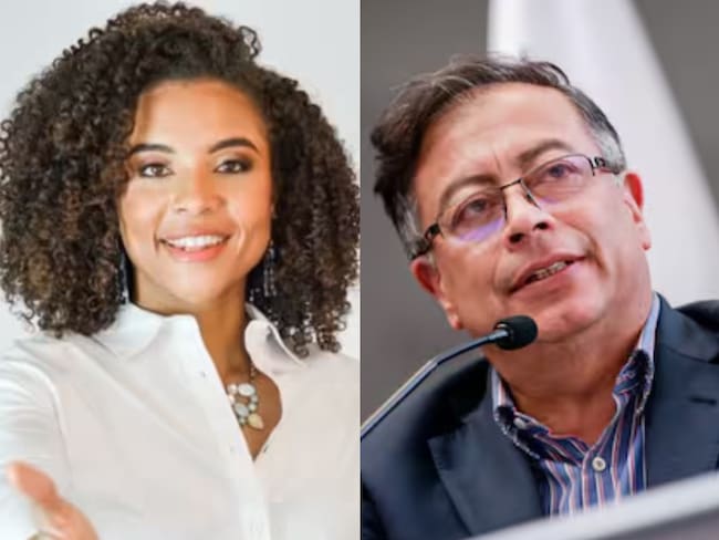 Nubia Carolina Córdoba, gobernadora del Chocó y el presidente Gustavo Petro