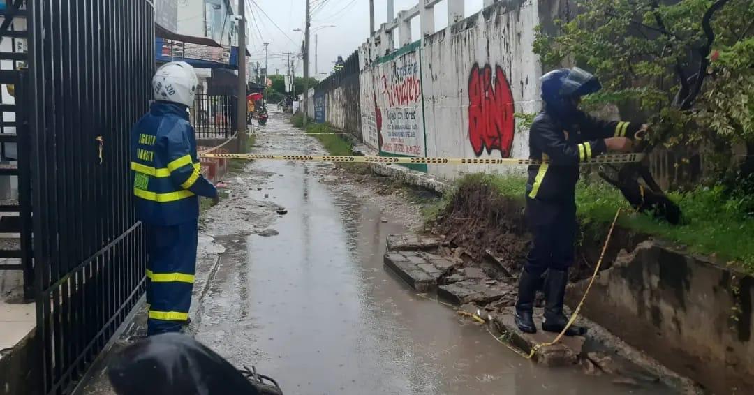 Lluvias en Cartagena. Foto: Suministrada