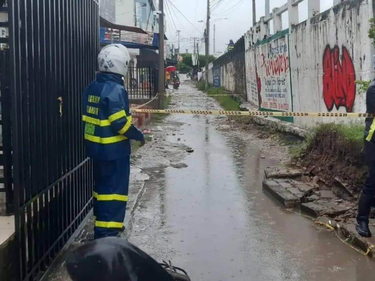 Inundaciones y deslizamientos en Cartagena tras más de 24 horas de lluvia