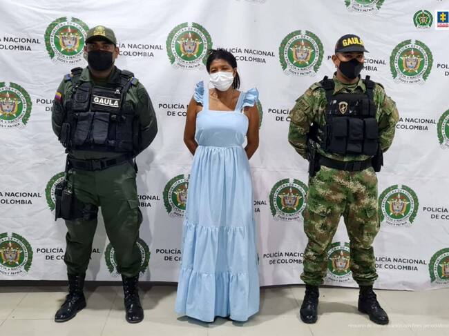 A la cárcel mujer señalada de secuestrar a una menor en Tierralta. Foto: Fiscalía.