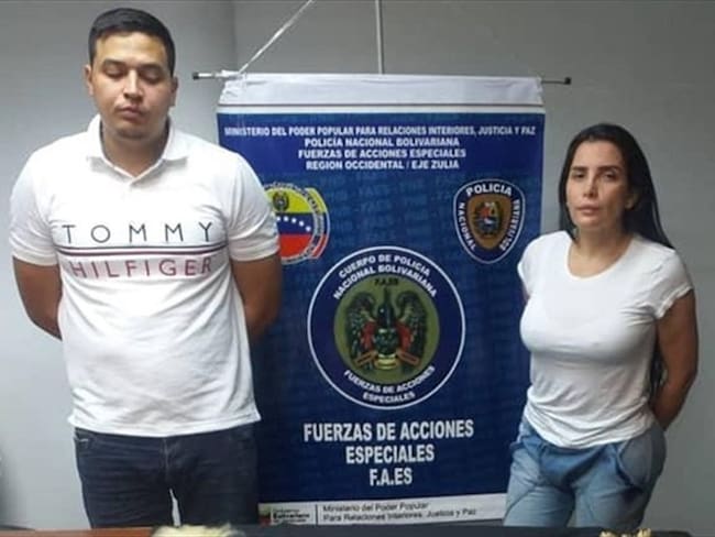 Una vez llegue a Colombia la excongresista deberá cumplir su condena de 15 años de prisión. Foto: Policía Nacional Bolivariana