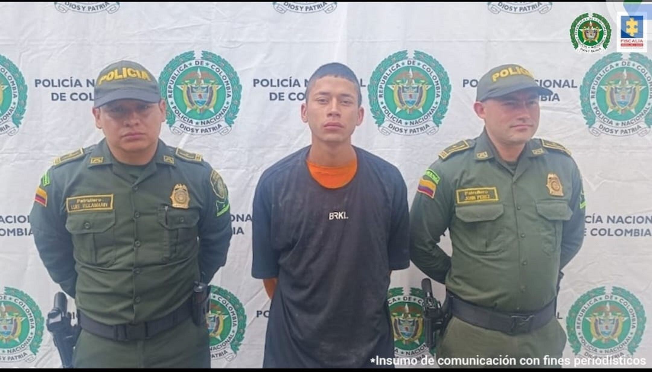 Adrián Camilo Tusarma Polo, deberá responder por el delito de homicidio agravado en grado de tentativa. Foto: Fiscalía.