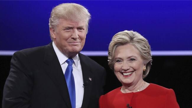 Hillary Clinton y Donald Trump. Foto: Agencia EFE
