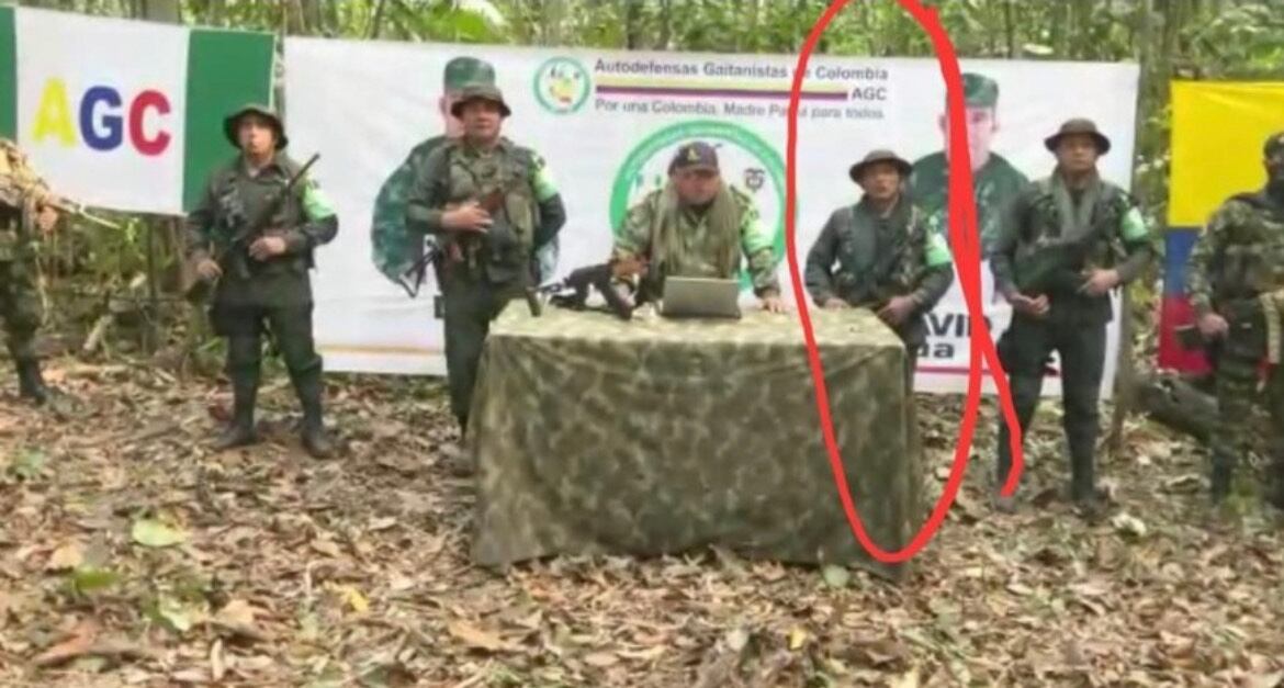 Video donde aparece Elkin Casarrubia Posada. Foto: @UNPColombia.