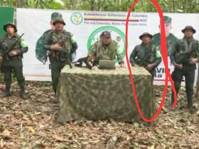 Video donde aparece Elkin Casarrubia Posada. Foto: @UNPColombia.