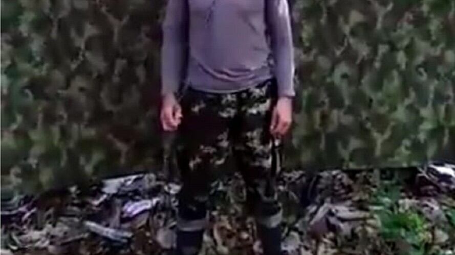 Revelan pruebas de supervivencia de soldado bumangués.. Foto:tomada dle video revelado de la Defensoría del Pueblo