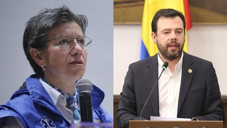 El concejal Carlos Fernando Galán denunció que la alcaldesa Claudia López nombró como asesor en la construcción del POT a Cersar Carrillo Vega. Foto: Colprensa