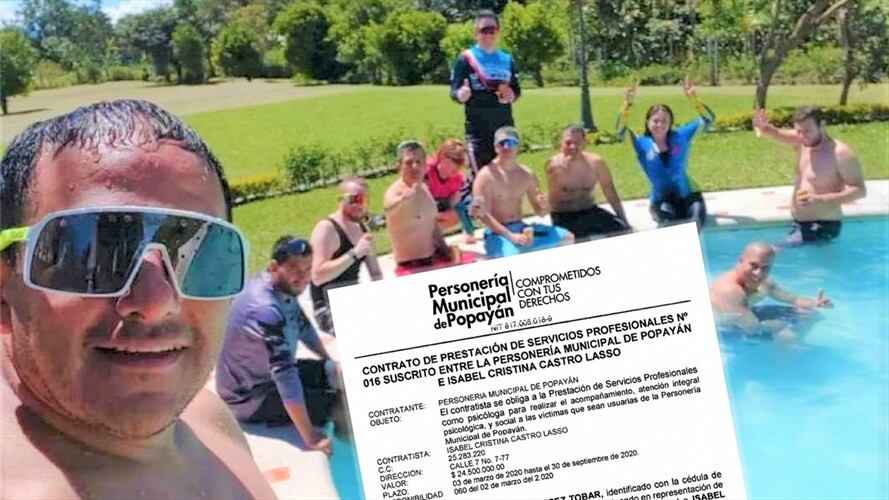 Los contratos fueron aportados a una demanda que busca anular la elección del personero por presuntas intervenciones irregulares del procurador . Foto: Cortesía