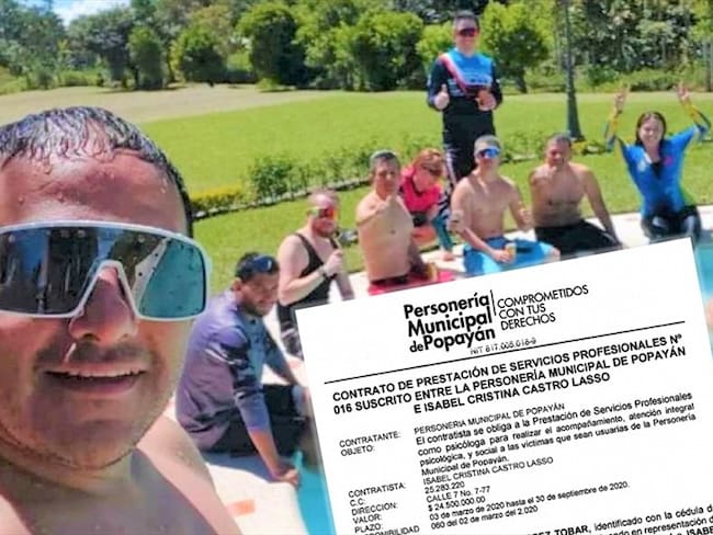 Los contratos fueron aportados a una demanda que busca anular la elección del personero por presuntas intervenciones irregulares del procurador . Foto: Cortesía