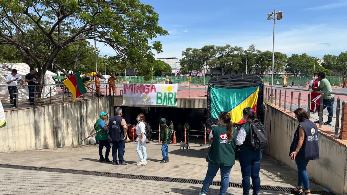 Minga indígena Barí en Cúcuta: iniciaron las mesas diálogo con el Gobierno Nacional