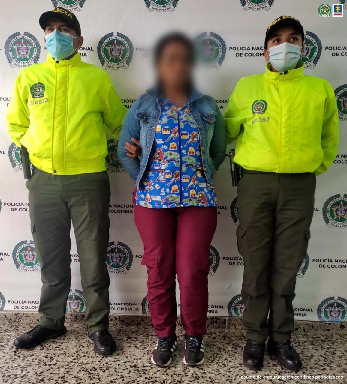 Envían a la cárcel a profesora que habría torturado a menor de 3 años en jardín de Bogotá. Foto: Cortesía Fiscalía