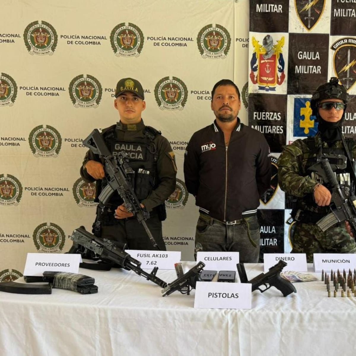 Ejército captura al segundo cabecilla de finanzas del GAO-r Joaquín González