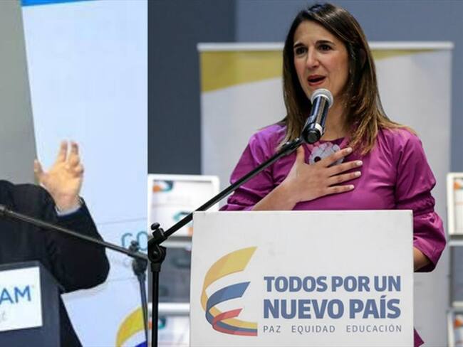 César Ocampo y Yaneth Giha. Foto: Colprensa