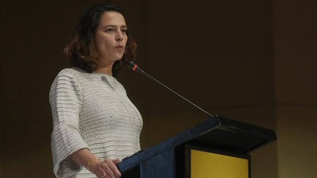 La ministra del Interior, Nancy Patricia Gutiérrez. Foto: Colprensa