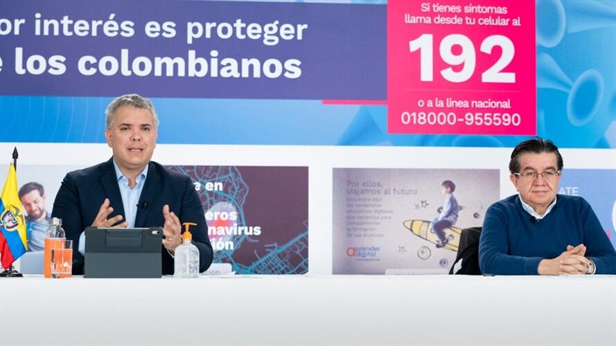 Duque dice que el encierro no es la única opción y pide no caer en “derrotismos”. Foto: presidencia