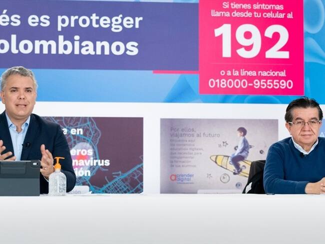 Duque dice que el encierro no es la única opción y pide no caer en “derrotismos”. Foto: presidencia