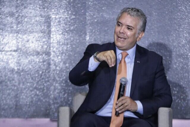Presidente de Colombia, Iván Duque. Foto/Colprensa.