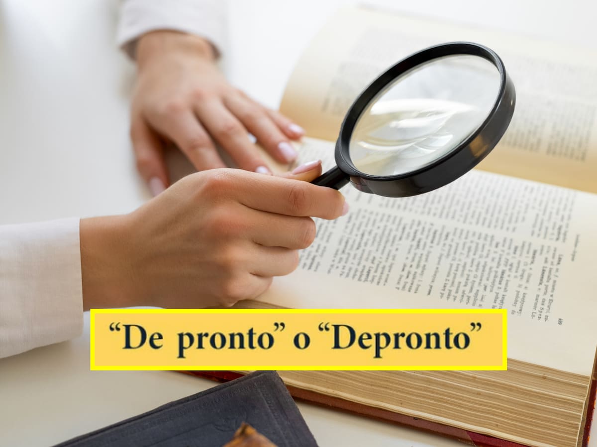 Se dice depronto o de pronto: forma correcta de escribirlo y significado de esta locución adverbial