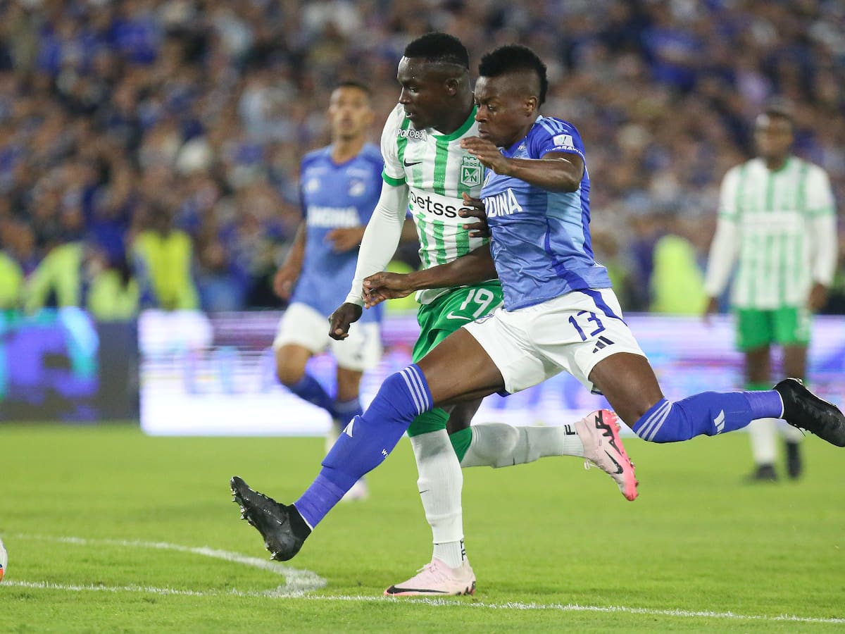 Atlético Nacional venció 2-0 a Millonarios en el clásico por la liga colombiana