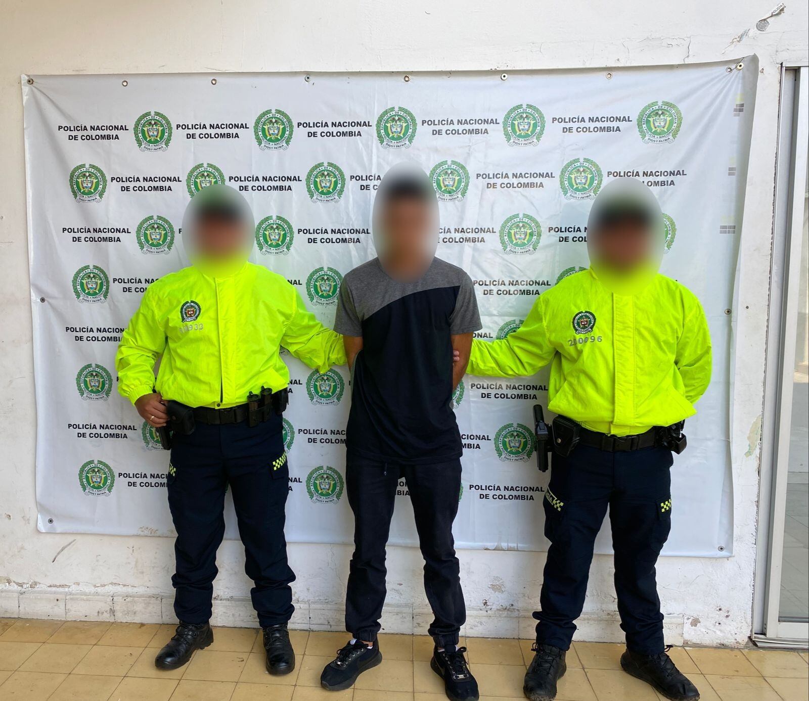 A la cárcel hombre señalado de asesinar a un adulto mayor en Pueblo Nuevo, Córdoba. Foto: prensa Policía de Córdoba.