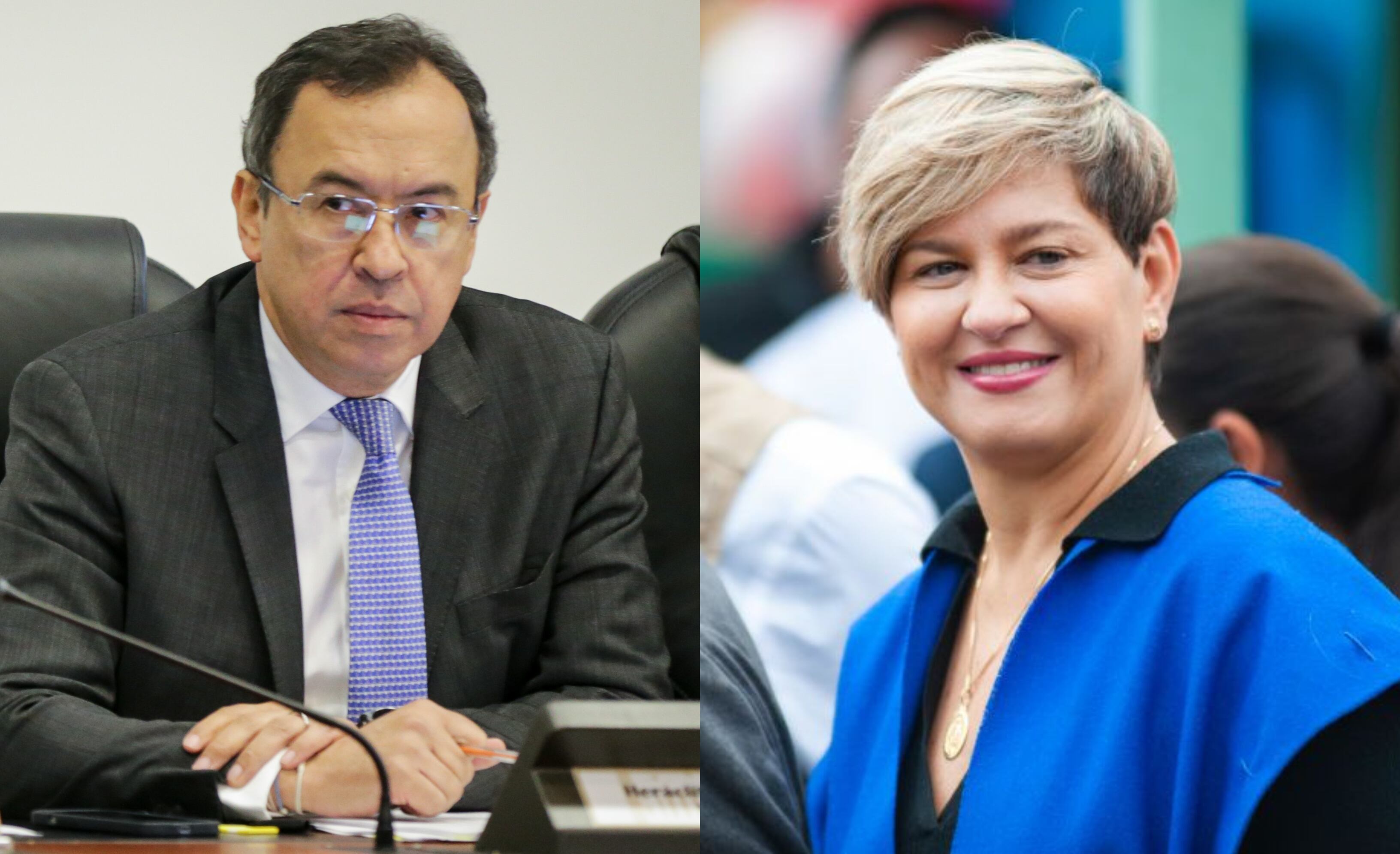 Ministro de Interior, Alfonso Prada y primera dama, Verónica Alcocer. Fotos: Colprensa.