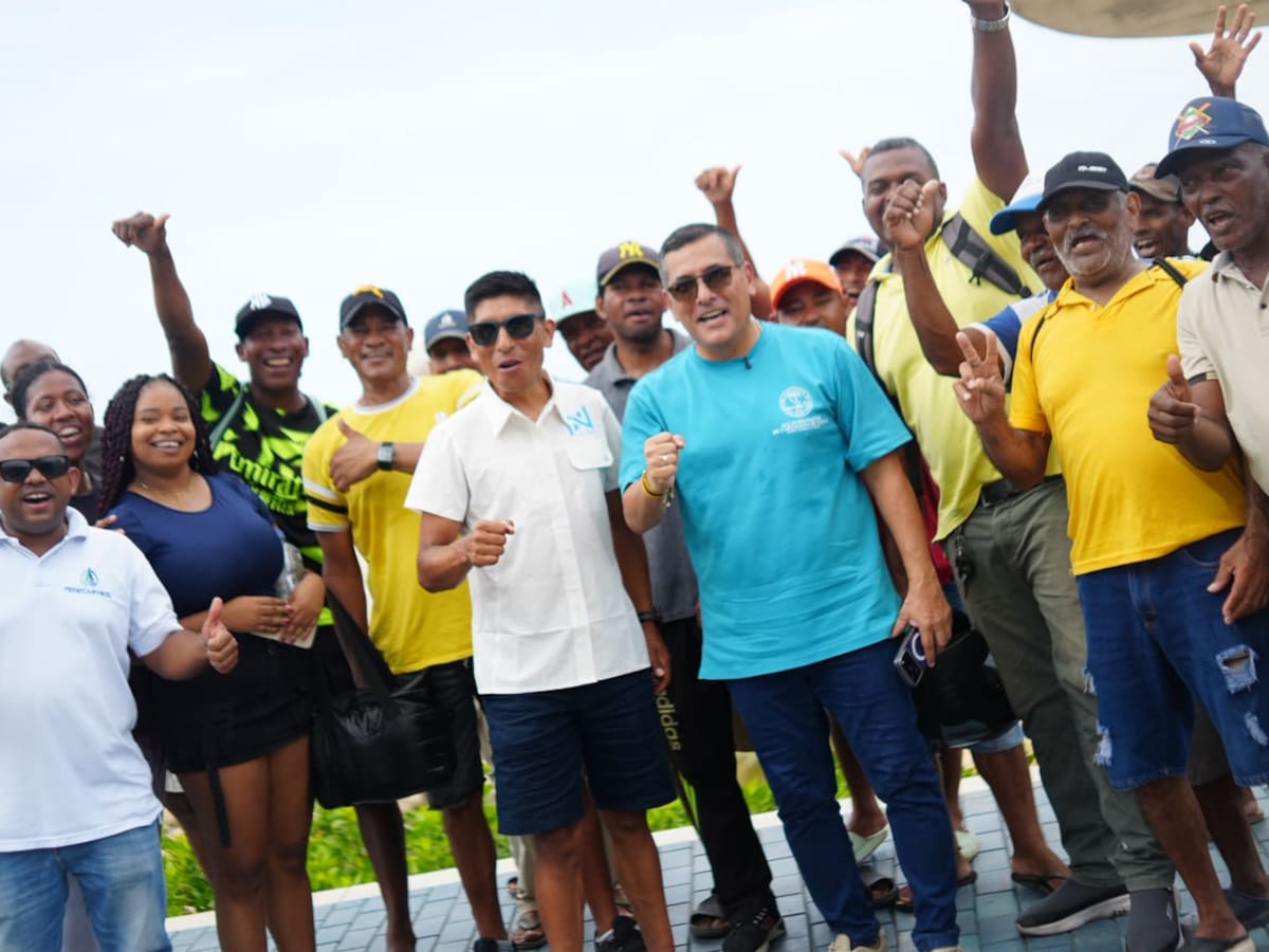 Nairo Quintana recorrió el Gran Malecón del Mar junto al alcalde Dumek Turbay