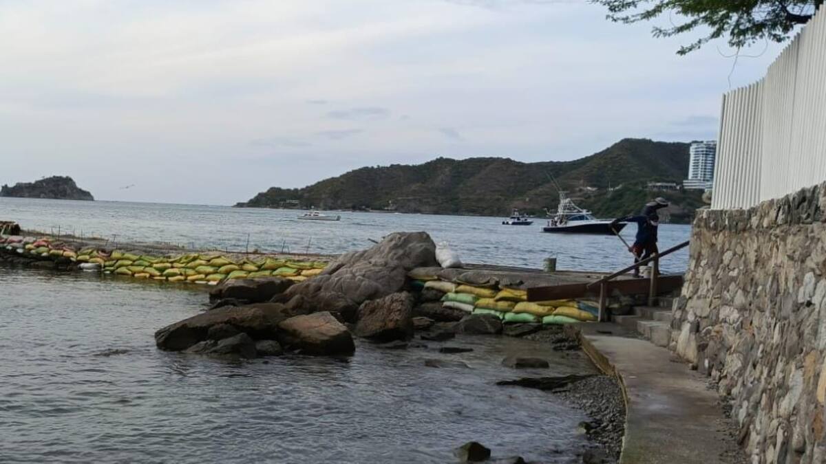 Suspenden la restauración de muelle en El Rodadero