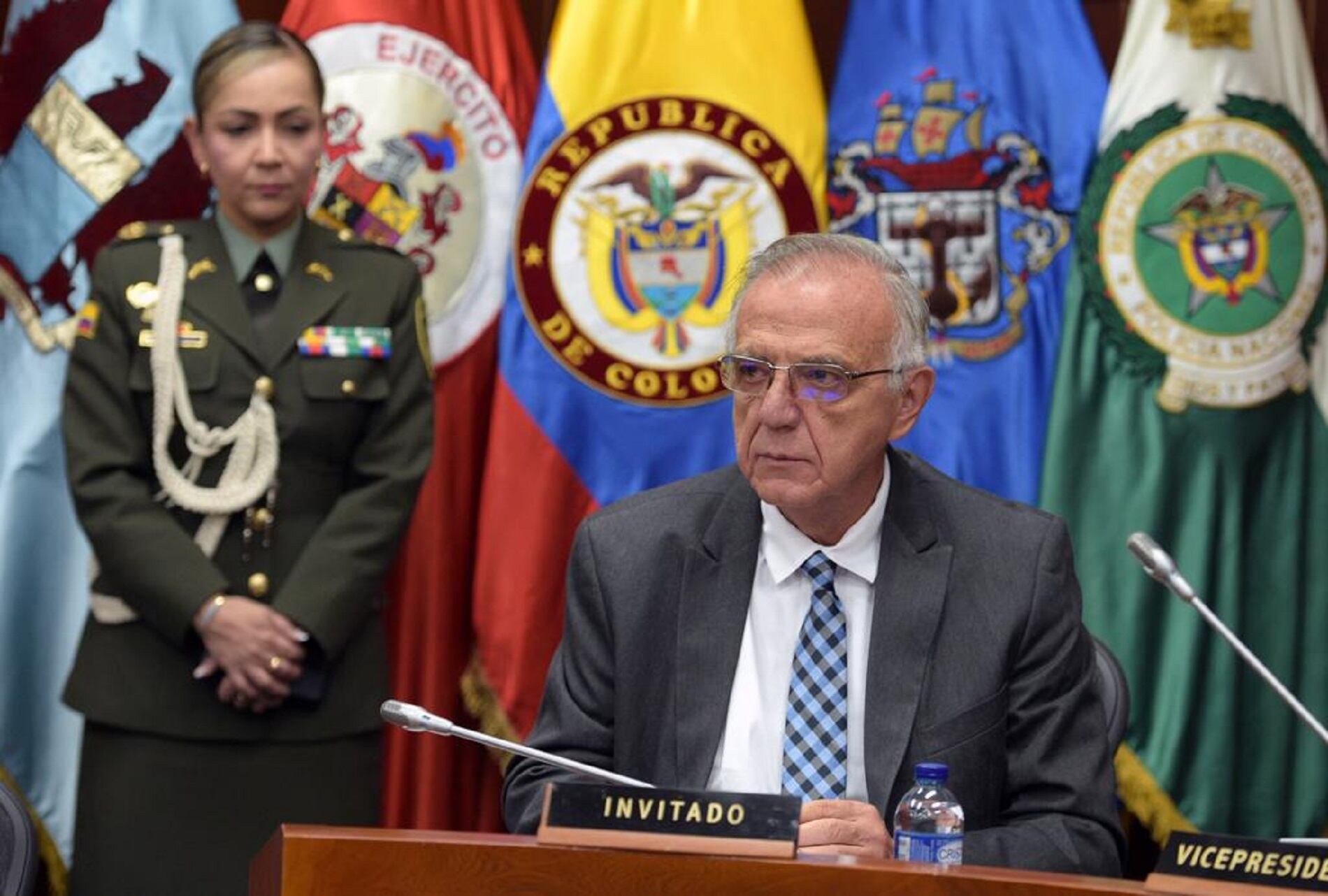 Ministro de Defensa, Iván Velásquez. Cortesía: MinDefensa.