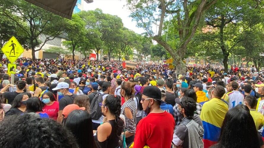 marcha paro Bucaramanga. Foto: Mauricio Larrota