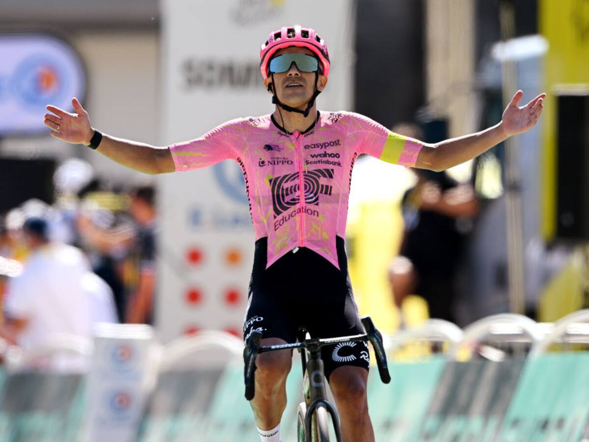 Richard Carapaz se quedó con la etapa 17 del Tour de Francia 2024