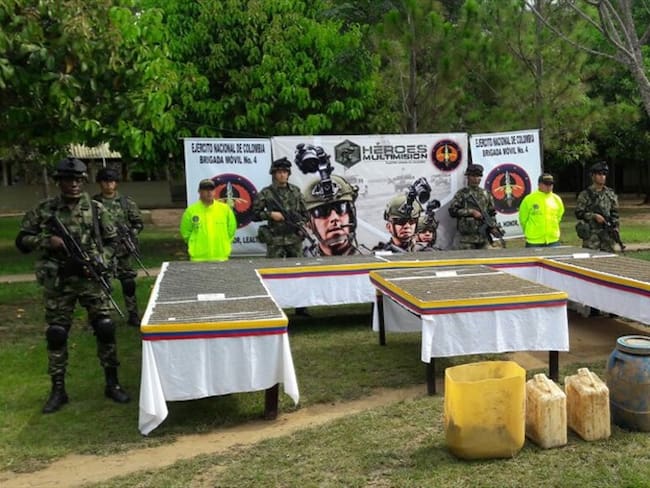 Decomisan más de 15.000 cartuchos a disidencias de las Farc. Foto: Ejército Nacional
