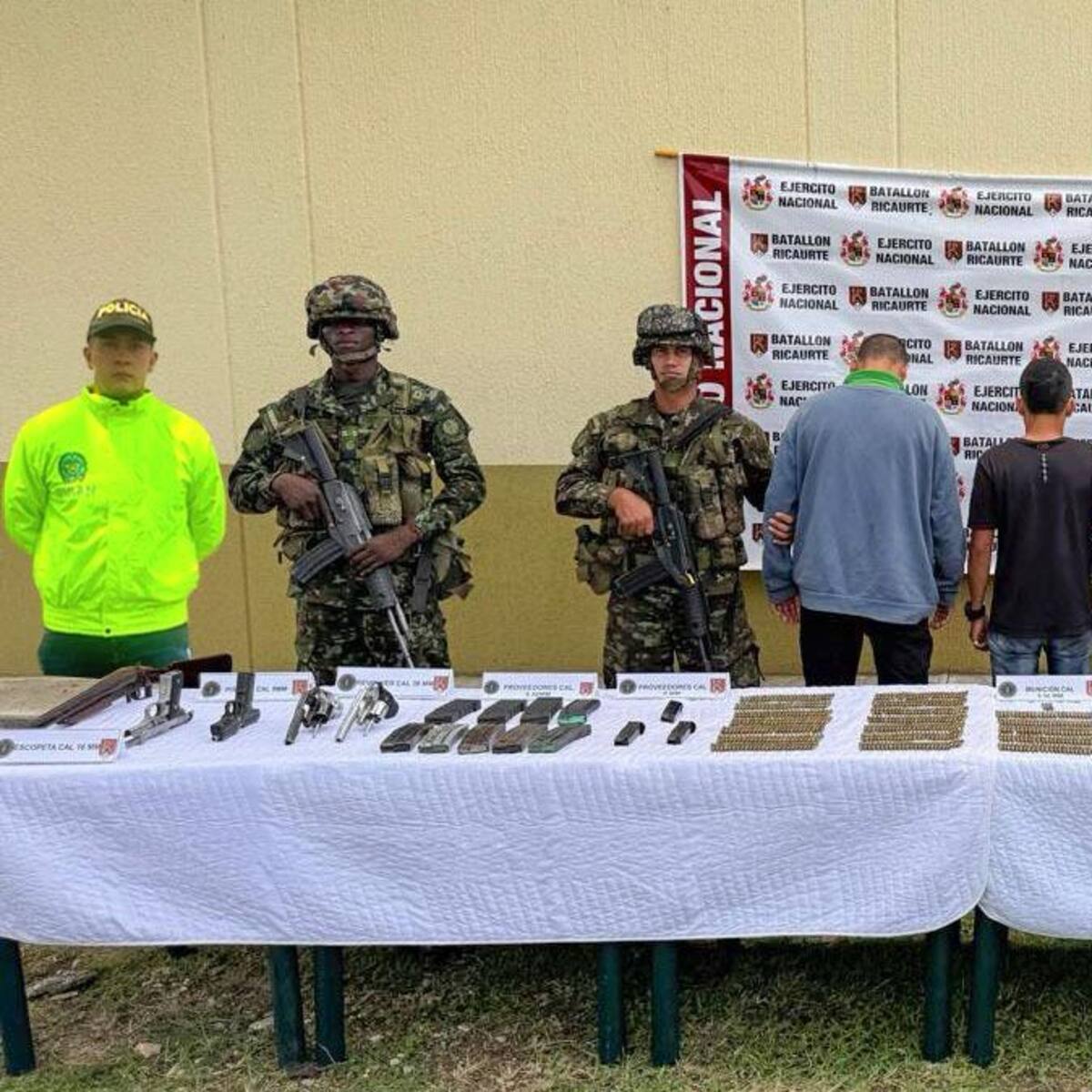 Ejército incautó armamento de grupos delincuenciales en zona rural de San Alberto, Cesar