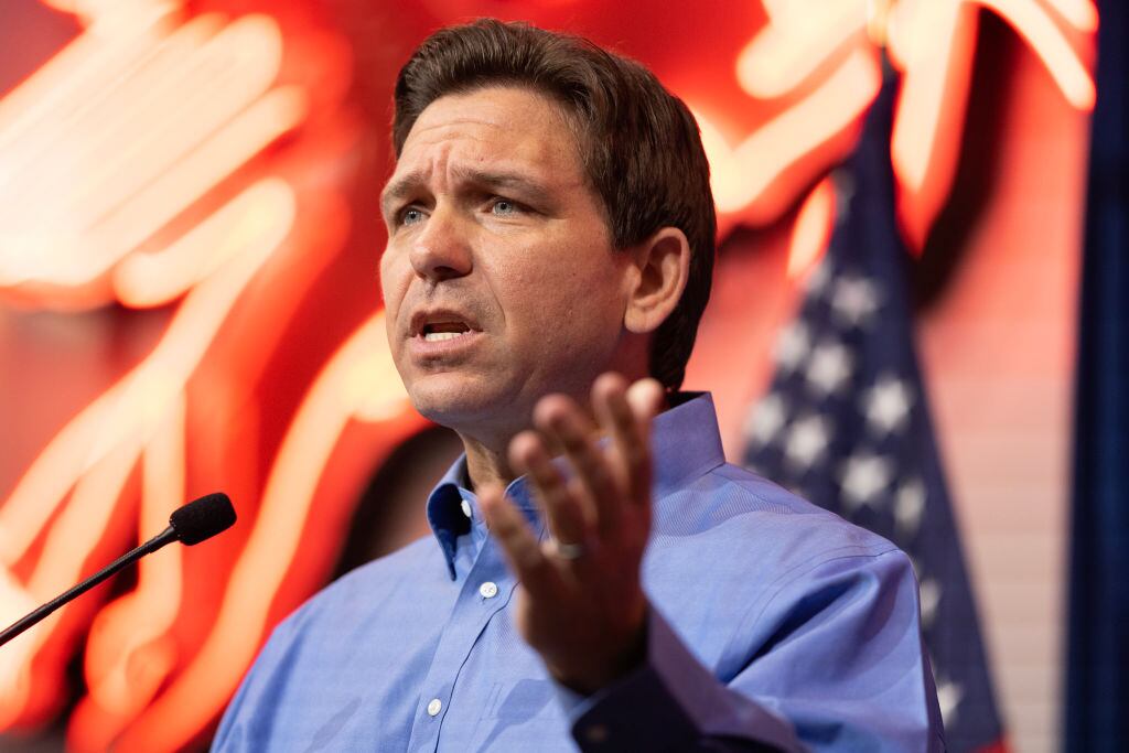 Gobernador de Florida, Ron DeSantis. Foto: Getty Images.