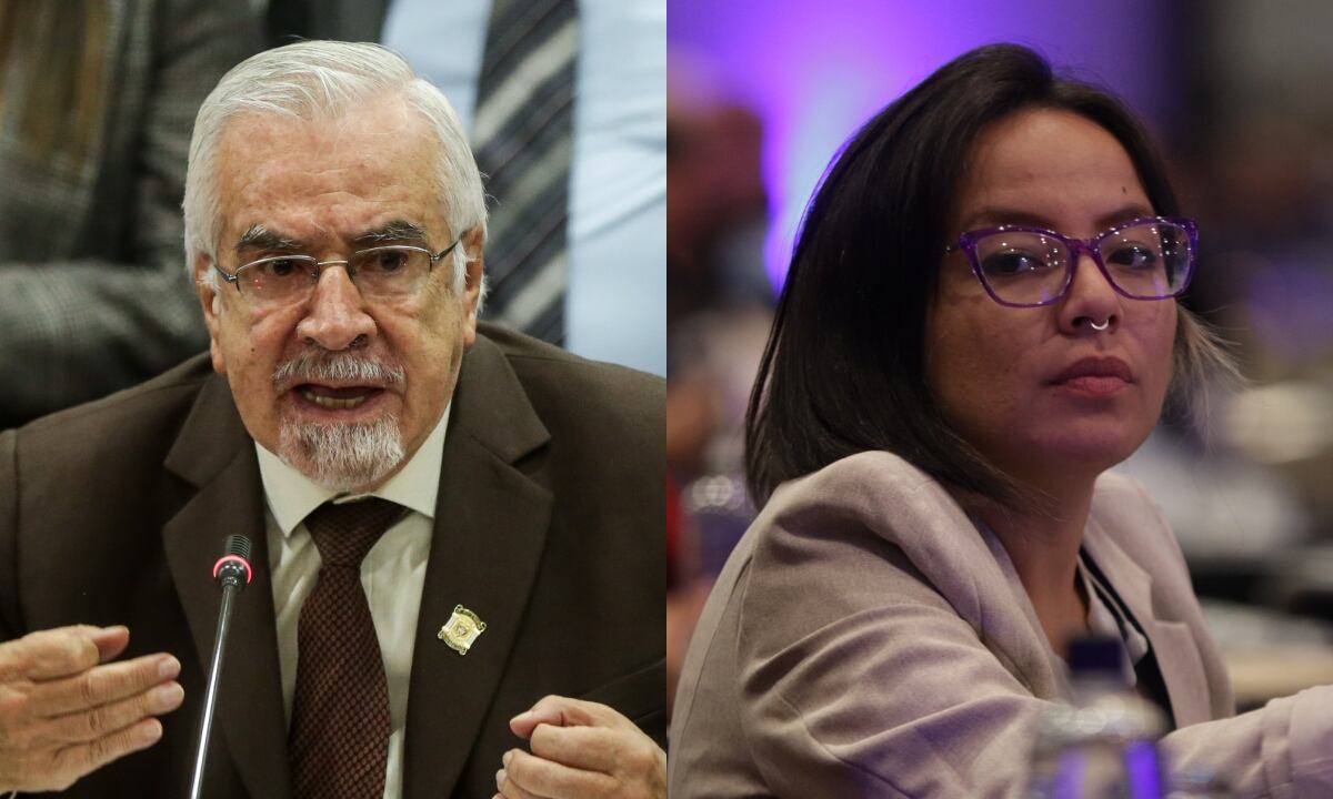 Germán Navas Talero y Jennifer Pedraza. Fotos: Colprensa