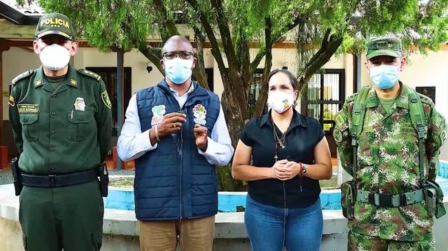 Tras la masacre, las autoridades realizaron un consejo de seguridad en el municipio de Santander de Quilichao . Foto: Alcaldía Santander de Quilichao
