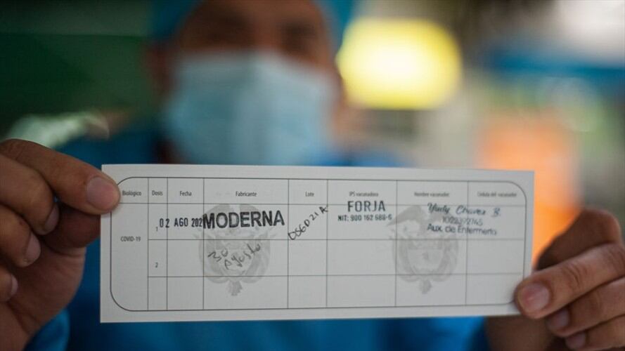 Así funcionará el carné de vacunación contra el COVID-19. Foto: Getty Images / SEBASTIAN BARROS