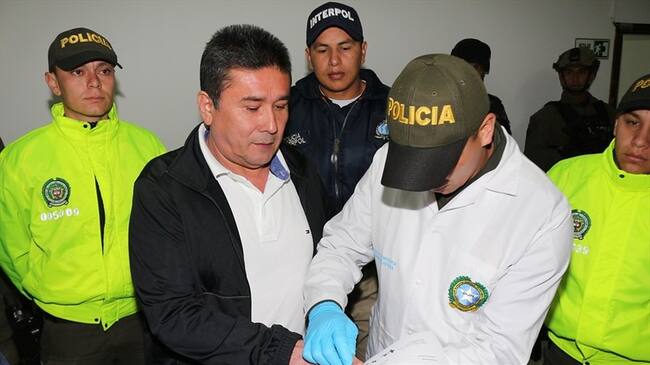El esmeraldero Pedro Nel Rincón, alias Pedro Orejas, fue extraditado a los Estados Unidos. Foto: Colprensa