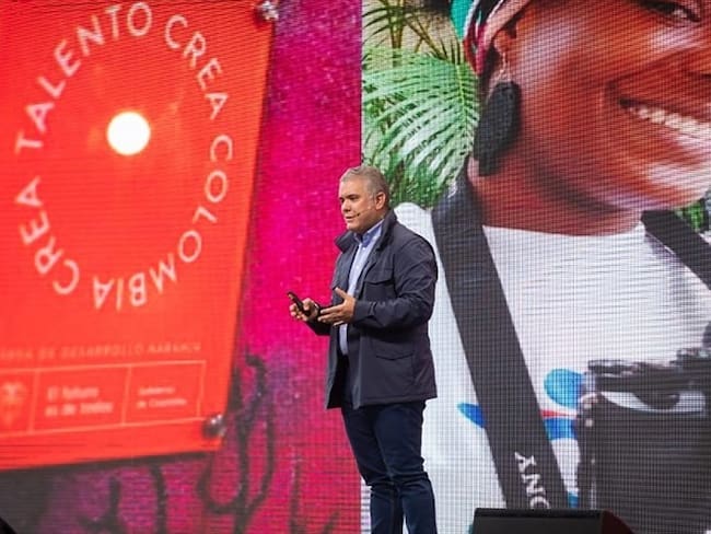 Presidente Iván Duque estima la creación de 50.000 empresas de industrias creativas y culturales. Foto: Colprensa