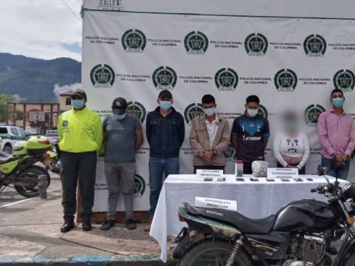 A la cárcel responsables de comercializar alucinógenos en dos municipios de Boyacá