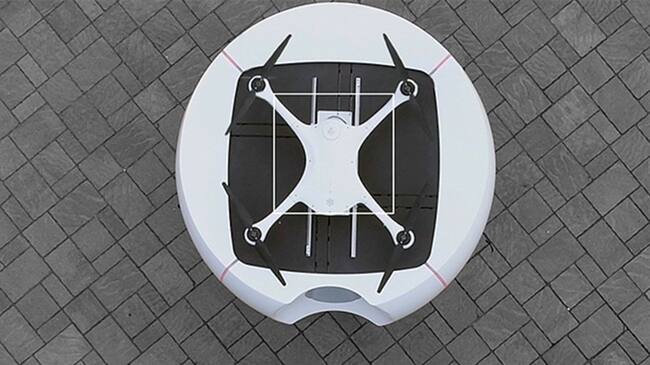 Drone en Suiza. Foto: Bang Media